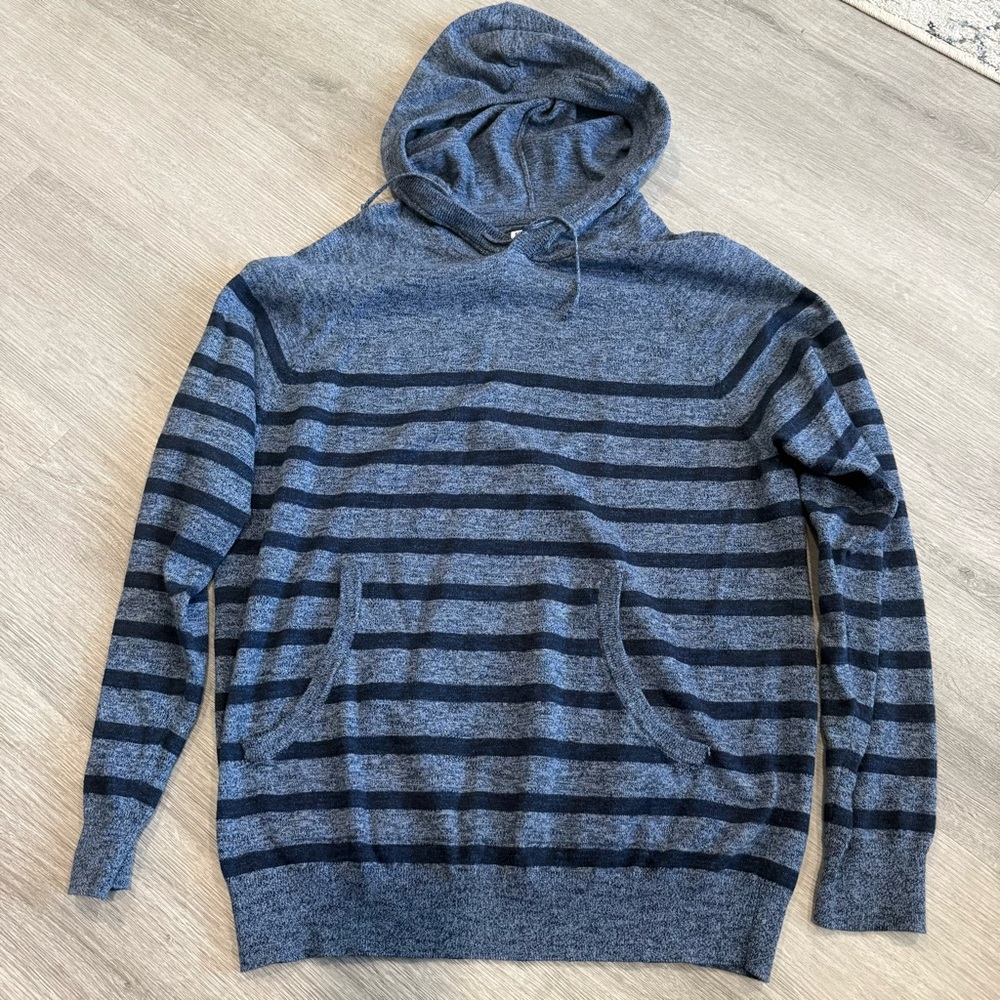 Sonoma Blue and Navy Knit Hoodie